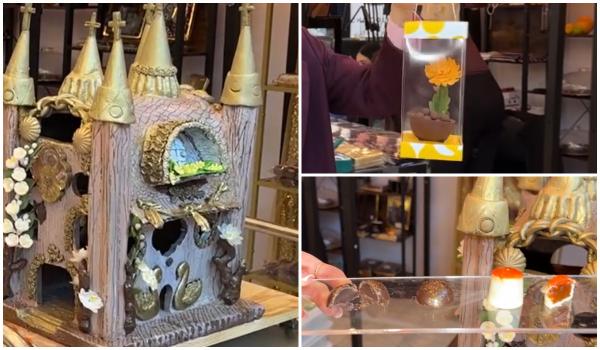 Oraşul în care poți găsi icoana Sfintei Parascheva sculptată în ciocolată