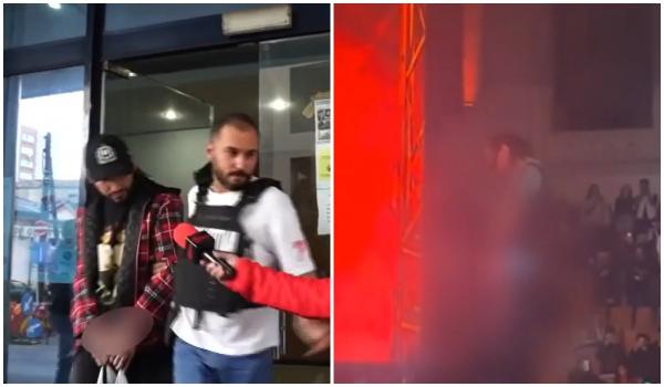 Trapperul Ian, reţinut pentru 24 de ore de poliţişti după ce s-a urinat pe scenă în timpul concertului
