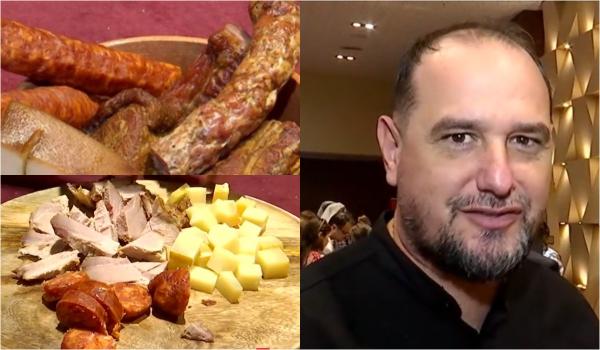 "Cum îi făceau bunicii noştri odată". Reacția unui degustător după ce a încercat cârnații din topor din Vâlcea