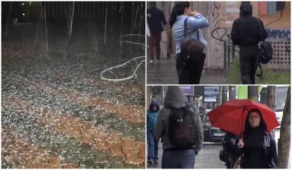 Vremea a întors foaia peste noapte. Cod galben de furtuni și temperaturi în scădere cu până la 10 grade