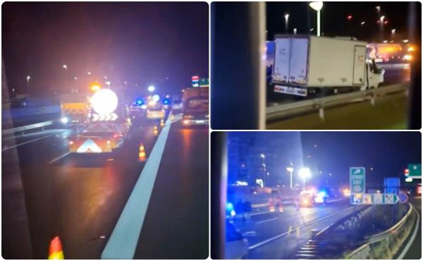 Mersul cu spatele pe o autostradă din Slovenia, fatal pentru doi români. Au murit pe loc