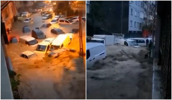 Istanbul, lovit de un ciclon care a adus inundaţii fără precedent în ultimii 84 de ani