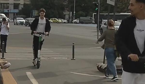 Noi reguli pentru cei care merg cu trotinetele electrice. Riscă amenzi de 1.000 de lei dacă nu le respectă