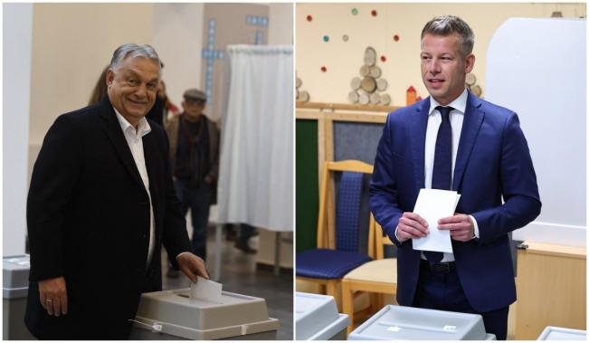 Partidul lui Peter Magyar conduce, după 72,44% din voturi numărate. Orban l-a felicitat pe opozantul său