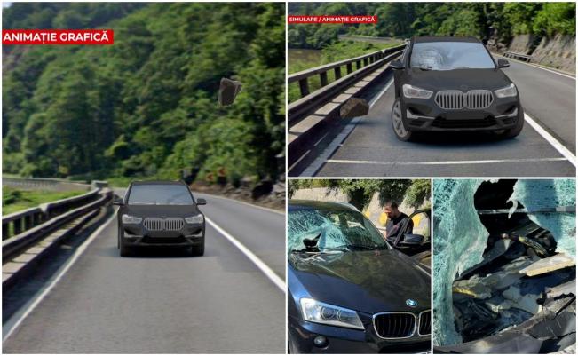 ANIMAŢIE. Un tată s-a stins sub ochii fiicei, ucis de un bolovan pe Valea Oltului. Cum s-a petrecut accidentul