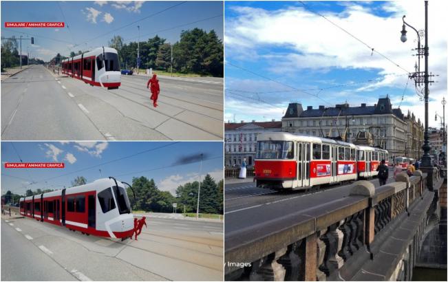 ANIMAŢIE. Elevi români, loviţi de tramvai în Praga, în timp ce îşi făceau poză pe şine