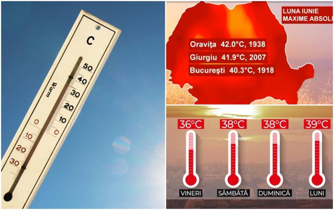 Urmează temperaturi de 40 de grade și aer tropical. În weekend am putea avea cod roșu de căldură extremă