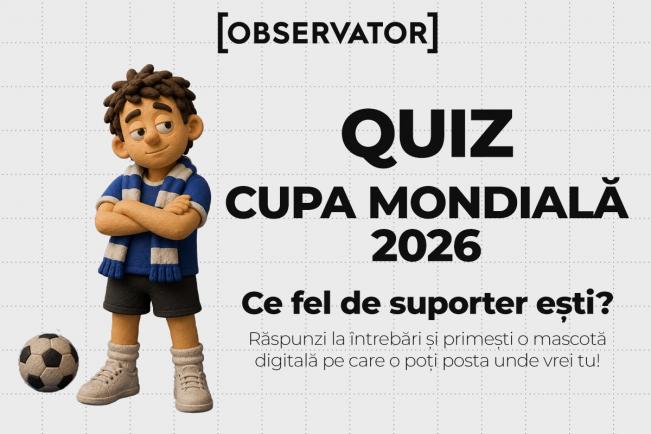 QUIZ: Testează-ţi cunoştinţele despre Cupa Mondială 2026 şi află ce fel de suporter eşti