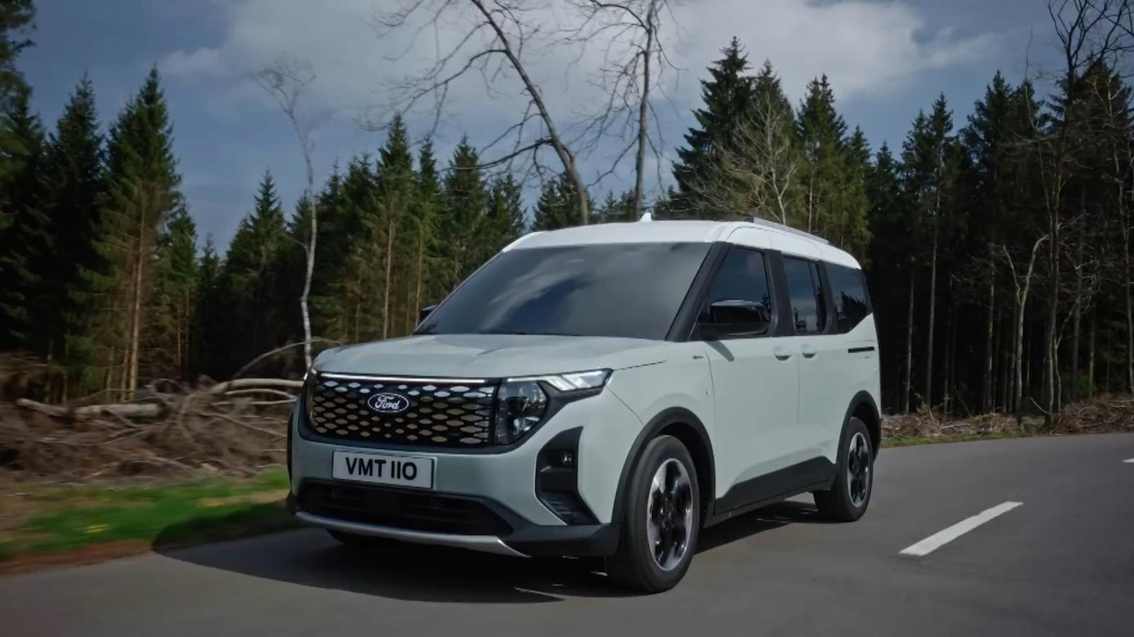 "First Electric Car Made in Romania Ford's ETransit Courier Unveiled