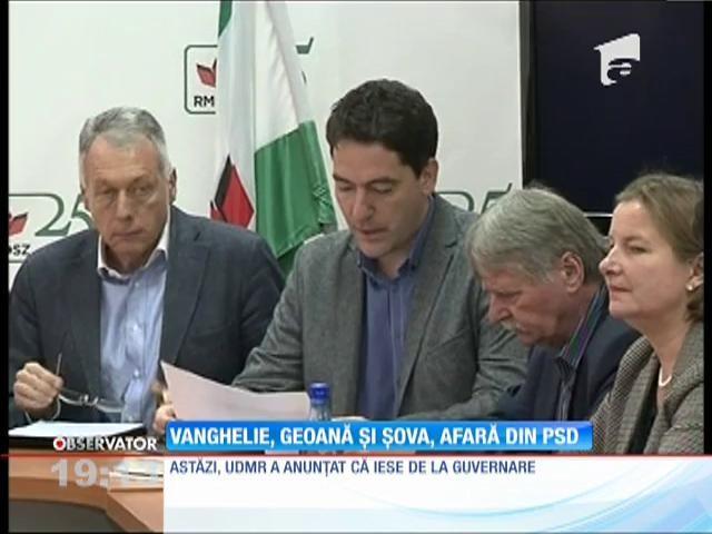 Mircea Geoană, Marian Vanghelie şi Dan Şova, EXCLUŞI din PSD?!