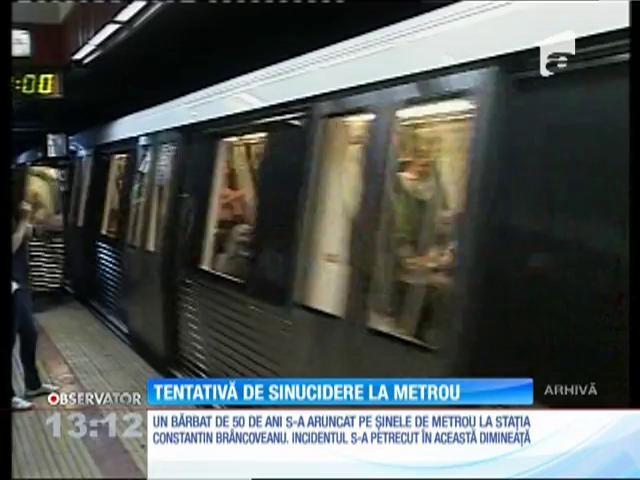 BREAKING NEWS: Tentativă de sinucidere la metrou. Se circulă cu dificultate pe magistrala Berceni - Pipera