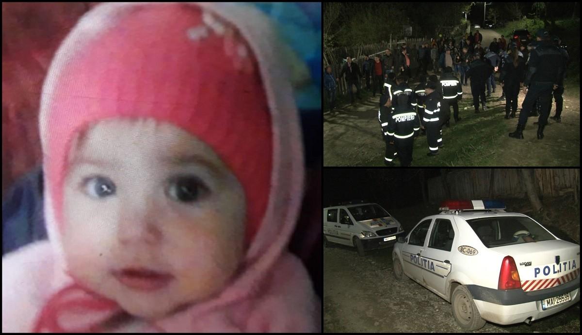 Fetiţă de doi ani, din Bacău, căutată de mai bine de 16 ore după ce a dispărut