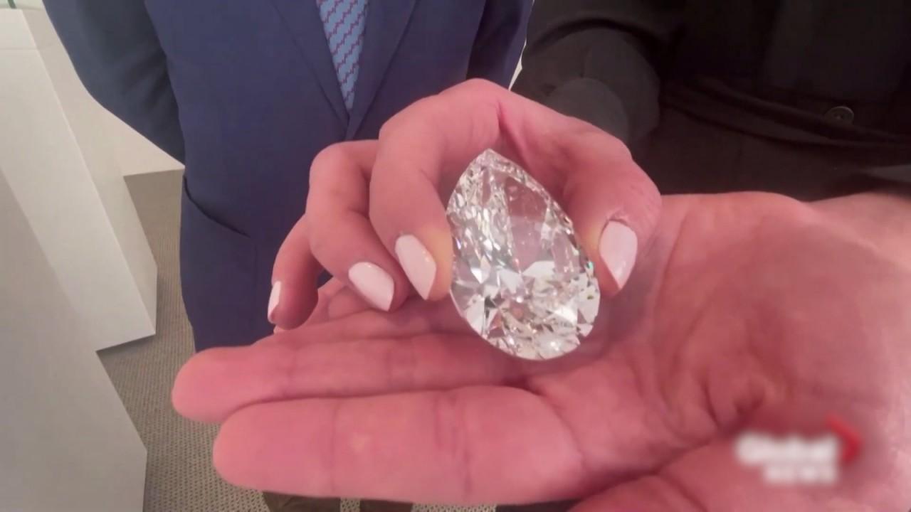 Cel mai mare diamant alb, scos la licitație în Elveţia. Incredibil ce valoare are piatra preţioasă