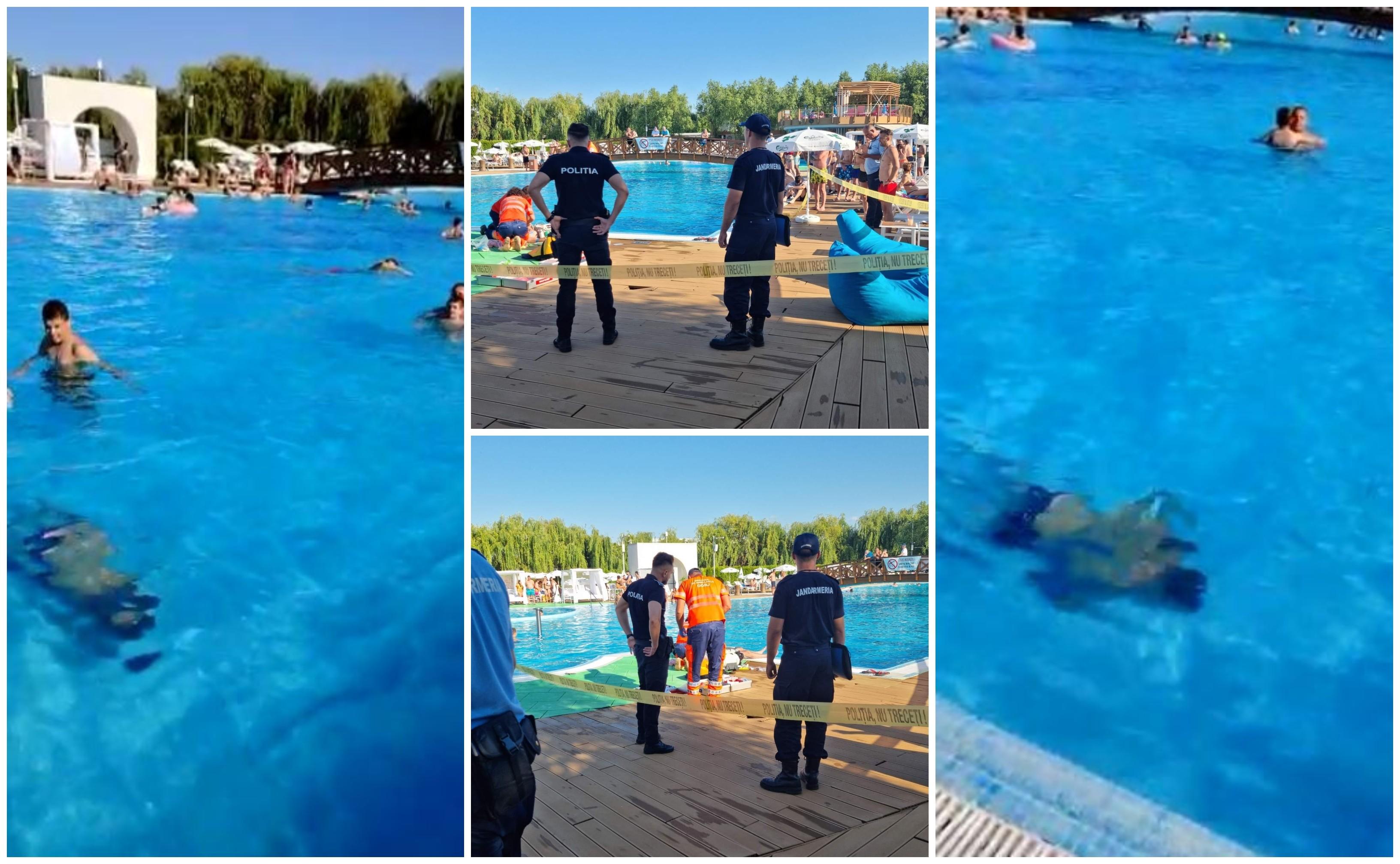 Ultimele clipe din viaţa unui bărbat din Gorj, filmate cu telefonul. S-a înecat în piscină sub privirile oamenilor, dar nimeni nu şi-a dat seama