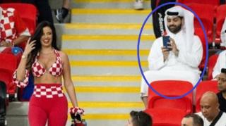 Şocant! De ce a fotografiat-o cu zâmbetul pe buze, de fapt, bărbatul din Qatar pe Miss Croaţia pe stadion. "Să ştiţi şi voi" | FOTO