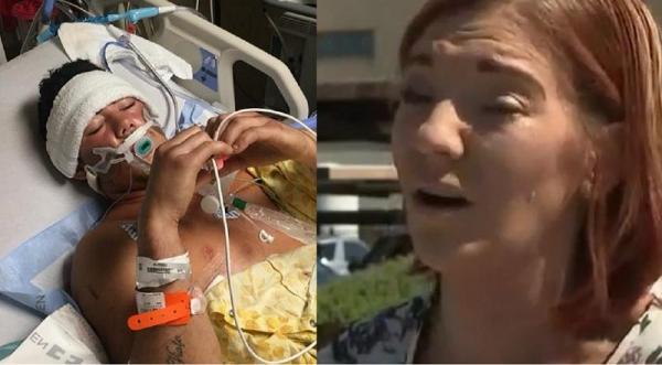 ÎNGERUL lui Luca! Ea este femeia care l-a salvat pe românul rănit în atacul de la Las Vegas: "El este eroul meu" (VIDEO)