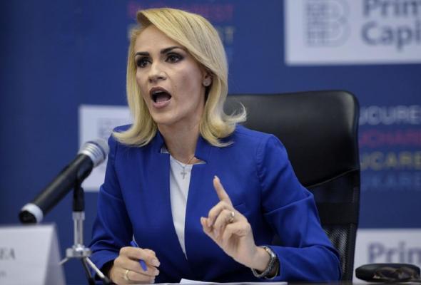 Gabriela Firea, acuzaţii grave în PSD: "Se pune la cale sabotarea mea ca Primar General"