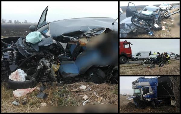 Impact nimicitor la Constanța! Un șofer de 37 ani a murit după ce a intrat pe contrasens și a lovit frontal o autoutilitară