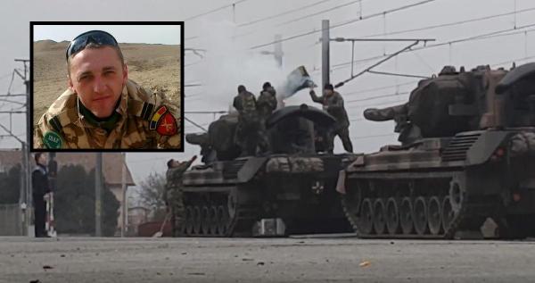 Vineri dimineaţă, un militar a murit electrocutat după ce s-a urcat pe unul dintre tancurile care vor participa la parada de 1 Decembrie