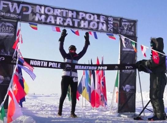 Adriana Istrate, locul trei la Maratonul Polului Nord