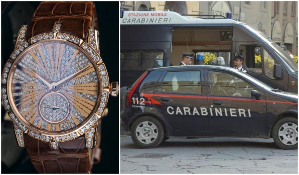 Un român s-a deghizat în mare afacerist şi a încercat să fure un ceas de 12.000 de euro, în Italia