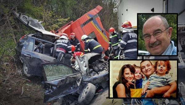 În urma accidentului au pierit soţii Ion şi cei doi copii ai lor, dar şi craioveanul Mihai Bobocică
