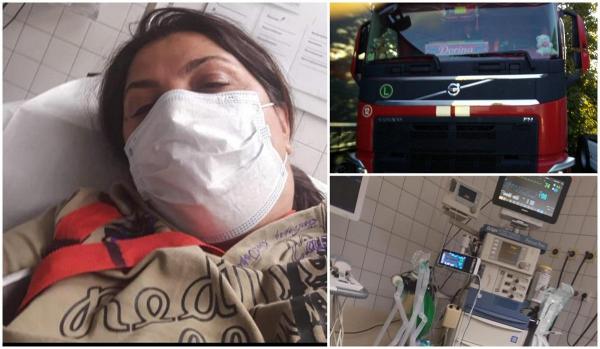 Dorina Misic a suferit un preinfarct la volanul TIR-ului, pe un drum din Germania