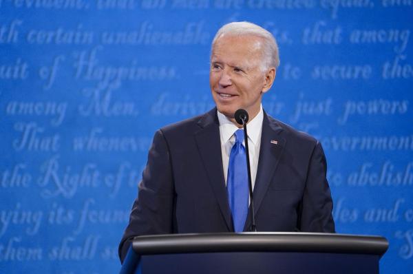 Joe Biden, fotografiat în timpul unui eveniment din campania electorală