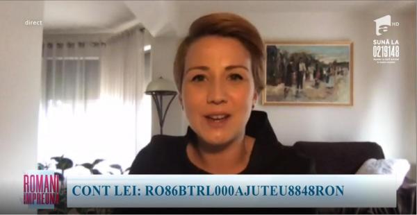 Sabina Iosub, la Teledonul Români Împreună: Foarte mulți pensionari au sunat să doneze