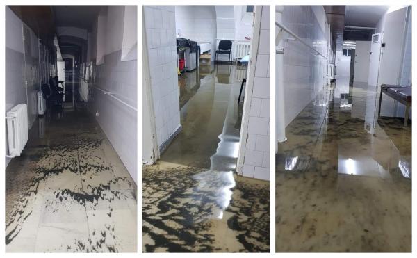Medicul care a pus pe Facebook poze cu spitalul inundat de ploaie, cercetat disciplinar