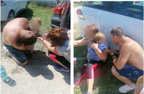 Un jandarm aflat la picnic cu familia, înger salvator pentru o fetiță de un an și șapte luni