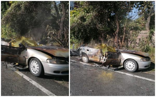 Doi soți au murit arși, captivi în mașina lovită de TIR, la Orșova