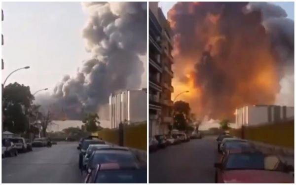 Noi imagini cu momentul exploziei din Beirut. Omul din spatele filmării a fost spulberat în deflagrație