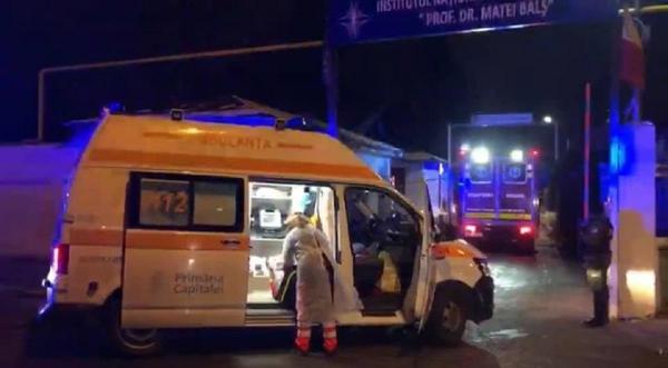 Cinci pacienţi internaţi la Institutul Matei Balş au murit în urma incendiului produs vineri dimineaţa