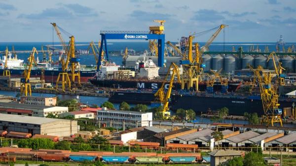 Un container cu 20 de tone de maţe de porc, sosit din China, a fost oprit în Portul Constanţa