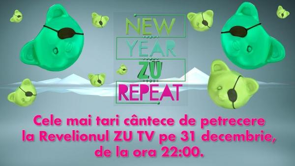 ZU TV - maraton de Revelion. New Year ZU Repeat, 7 ore cu cele mai bune momente live din studioul Radio ZU