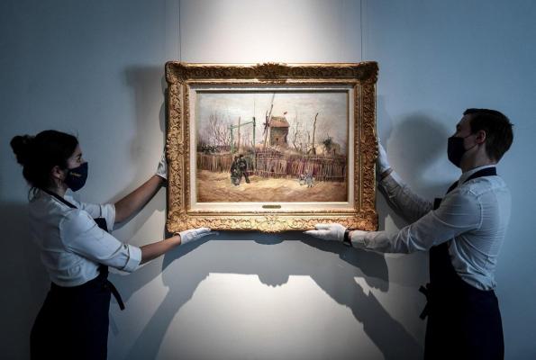 Pictura "Scenă de stradă în Montmartre", de Vincent Van Gogh, s-a vândut cu 15,4 milioane de dolari