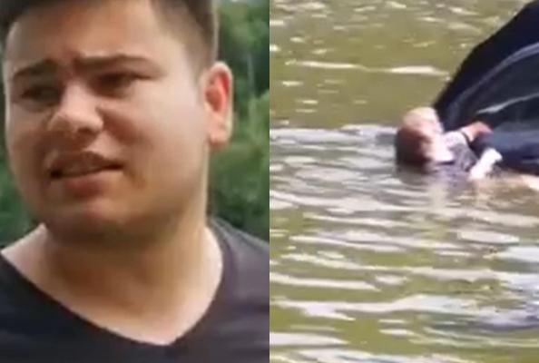 Mărturiile salvatorilor şoferiţei care a aterizat cu mașina în Lacul Chiric: "A zis că a vrut să se sinucidă"