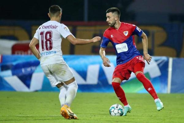 CFR Cluj nu a reuşit să-şi impună jocul în duelul cu Borac Banja Luka din deplasare