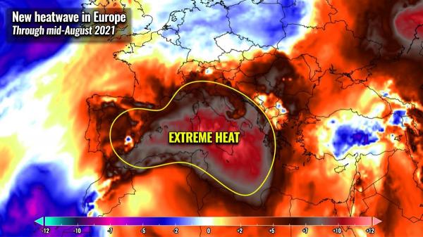 Val de căldură în Europa