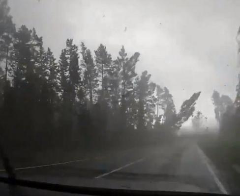 Iadul trăit de un șofer prins în mijlocul unei tornade, în Belarus. În Rusia, o furtună violentă a ucis un copil și doi adulți
