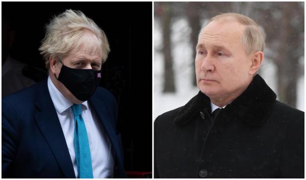 Planul Marii Britanii pentru a evita o "baie de sânge" în Ucraina. Boris Johnson, în dialog cu Putin