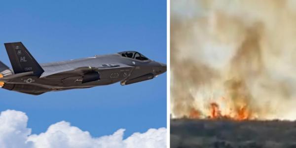 Un F-35, avionul de 400 de miliarde de dolari al SUA, s-a prăbuşit lângă o bază din Utah. Pilotul s-a catapultat în ultima secundă