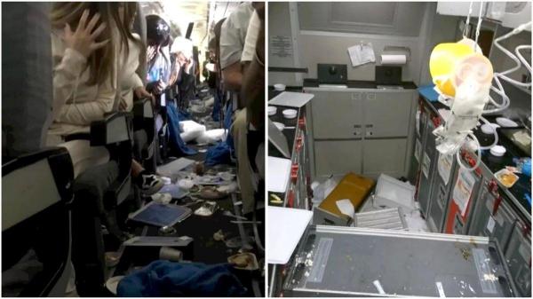 12 oameni au fost răniţi grav în timpul unui zbor transatlantic