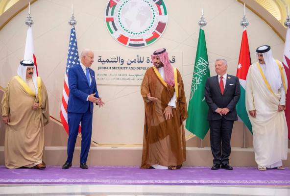 Joe BIden, președintele SUA, și Mohammed bin Salman, prințul moștenitor al Arabiei Saudite