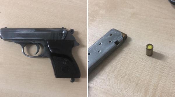 pistol ridicat de la un bărbat de 84 de ani din Arad
