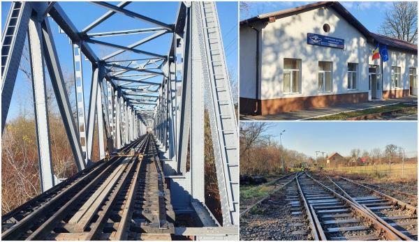 Linie ferată la granița cu Ucraina, redeschisă după 15 ani. Ultimul tren de călători prin cele două puncte de frontieră a circulat în 2007