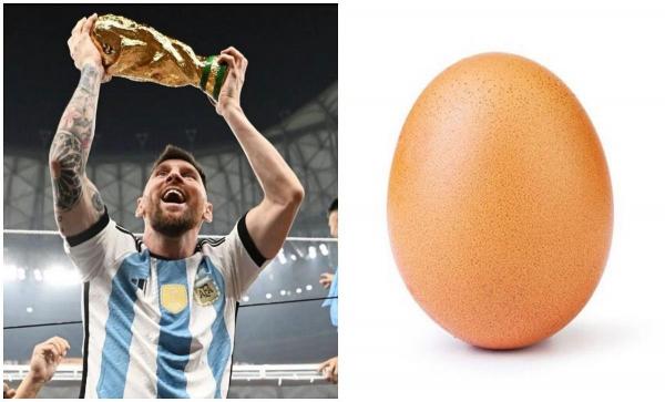 Fotografia lui Messi cu trofeul Cupei Mondiale a depăşit "oul" la numărul de like-uri. Câţi oameni au apreciat postarea pe Instagram