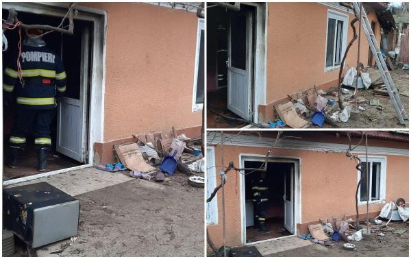 Doi soţi din Olt şi-au găsit sfârşitul într-un incendiu care le-a mistuit casa. Nu au putut să se salveze