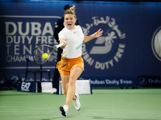 Halep, eliminată de Jelena Ostapenko în semifinalele turneului de la Dubai. Simona nu a luat niciun game în setul decisiv